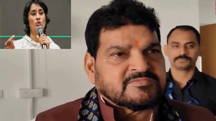 विनेश फोगाट विवाद पर बृजभूषण शरण सिंह का बयान: ‘देवी जी मेरे लिए रायता फैलाकर चली गई हैं..’