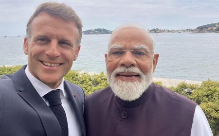 नीस में मोदी-मैक्रों की सेल्फी बनी भारत-फ्रांस की मजबूत होती दोस्ती की प्रतीक, व्यापार दोगुना करने का लक्ष्य तय