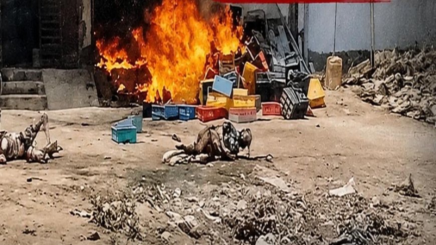 जयपुर के निकट खोह नागोरियान में भीषण अग्निकांड ने चार लोगों की जान लील ली..!