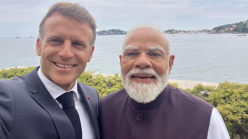 नीस में मोदी-मैक्रों की सेल्फी बनी भारत-फ्रांस की मजबूत होती दोस्ती की प्रतीक, व्यापार दोगुना करने का लक्ष्य तय