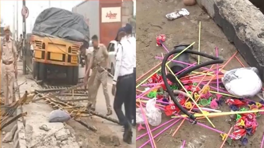 जयपुर में भीषण 'हिट एंड रन': बेकाबू ट्रॉले ने सड़क किनारे खड़े परिवार को रौंदा, तीन मासूमों की मौत
