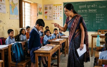 छत्तीसगढ़ की चौंकाने वाली घटना: शिक्षक ने छात्र को 200 बार अपशब्द (गाली) लिखने के लिए मजबूर किया, किया गया बर्खास्त