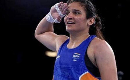 राष्ट्रमंडल खेल 2026: भारत के लिए एक और स्वर्ण! अरुंधति चौधरी ने महिला 70 किग्रा मुक्केबाजी का खिताब जीता