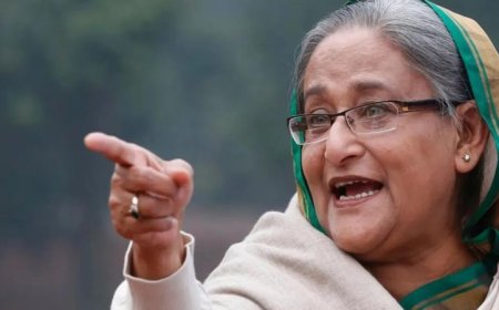 सत्ता से बेदखल होने के बाद इस हफ्ते पहली बार सार्वजनिक तौर पर नजर आ सकती हैं शेख हसीना