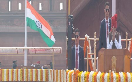 स्वतंत्रता दिवस 2026 समारोह में प्रधानमंत्री ने  कहा कि 'रक्षा शक्ति' विकसित भारत के लक्ष्य को प्राप्त करने की कुंजी है