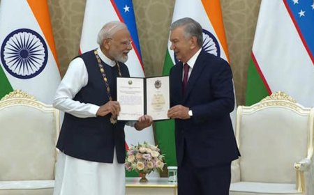 पीएम मोदी को उज़्बेकिस्तान का सर्वोच्च सम्मान मिला, इसे सदियों पुरानी भारत-उज़्बेकिस्तान दोस्ती को समर्पित किया
