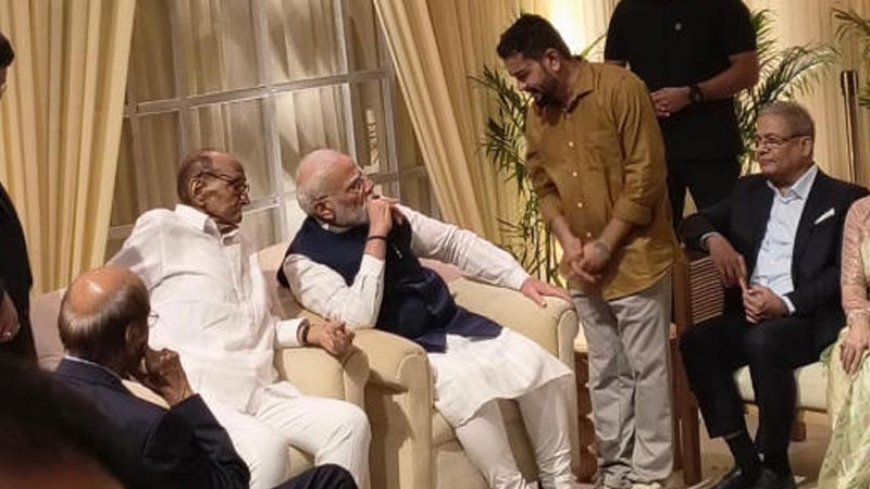 परिसीमन की बहस के बीच सुप्रिया सुले की बेटी के वेडिंग रिसेप्शन में पीएम मोदी और शरद पवार एक साथ आए नज़र