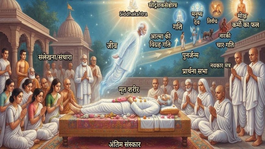 जैन धर्म में मृत्यु के बाद क्या होता है?..जीव, कर्मबंध, अगला भव, श्राद्ध और लोकाचार